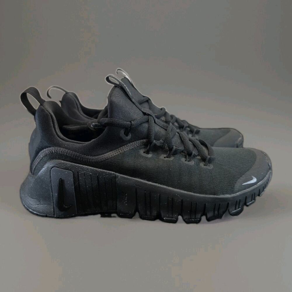 Size 6.5 W Nike Free Metcon 6 Black Anthracite Training Shoes FJ7126-003